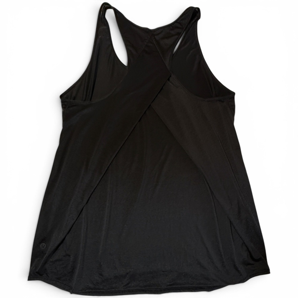 Lululemon All It Takes Tank Black Racerback Cross Back Yoga Athletic Workout Top
